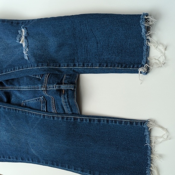 Blank NYC The Madison Crop High-Rise Crop Jeans Size 25 Distressed - Picture 11 of 13